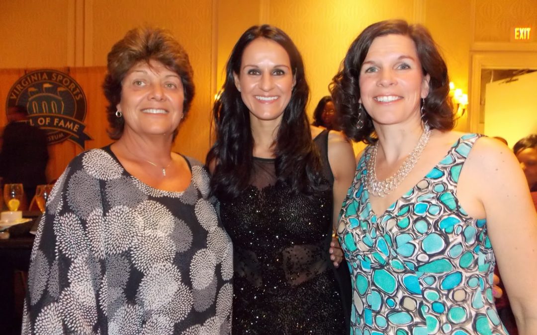 Celebrating Ticha’s big night at the Virginia Sports Hall of Fame