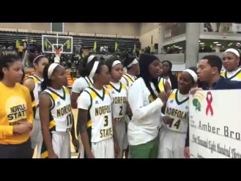 Video: Amber Brown returns to Norfolk State